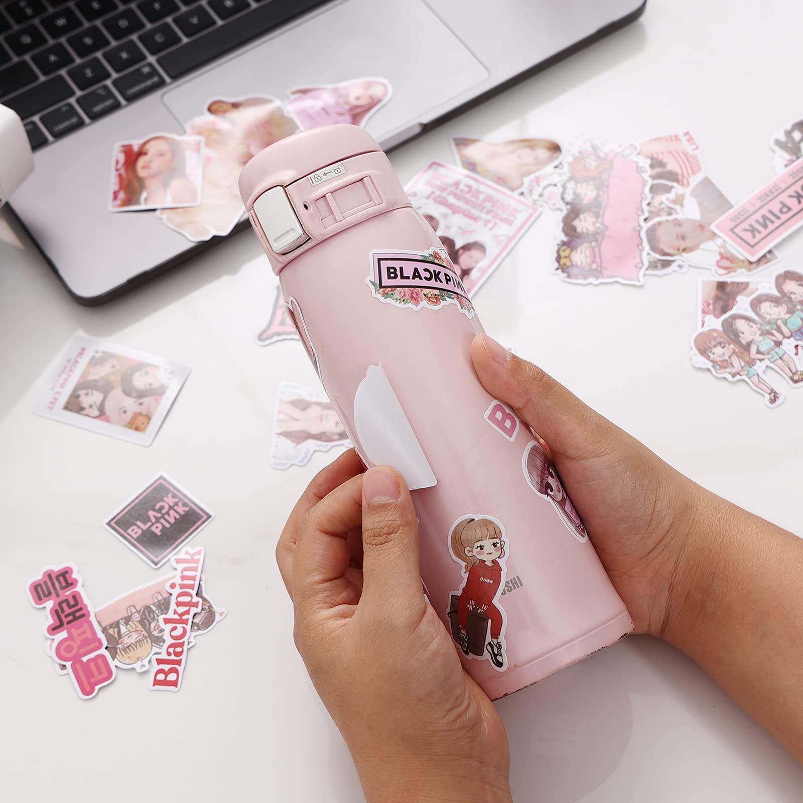 Water Bottle & Laptop Stickers | Aesthetic Waterproof Vinyls