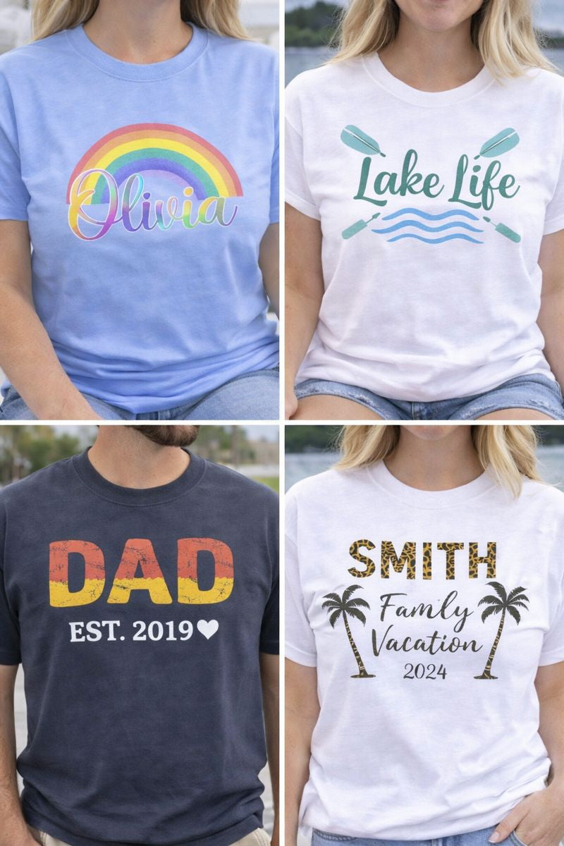 Custom T-Shirts Personalized, Any Design Any Image Any color