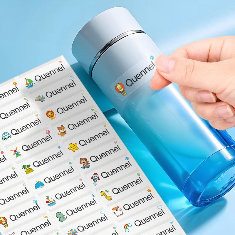 Personalized Waterproof Name Labels