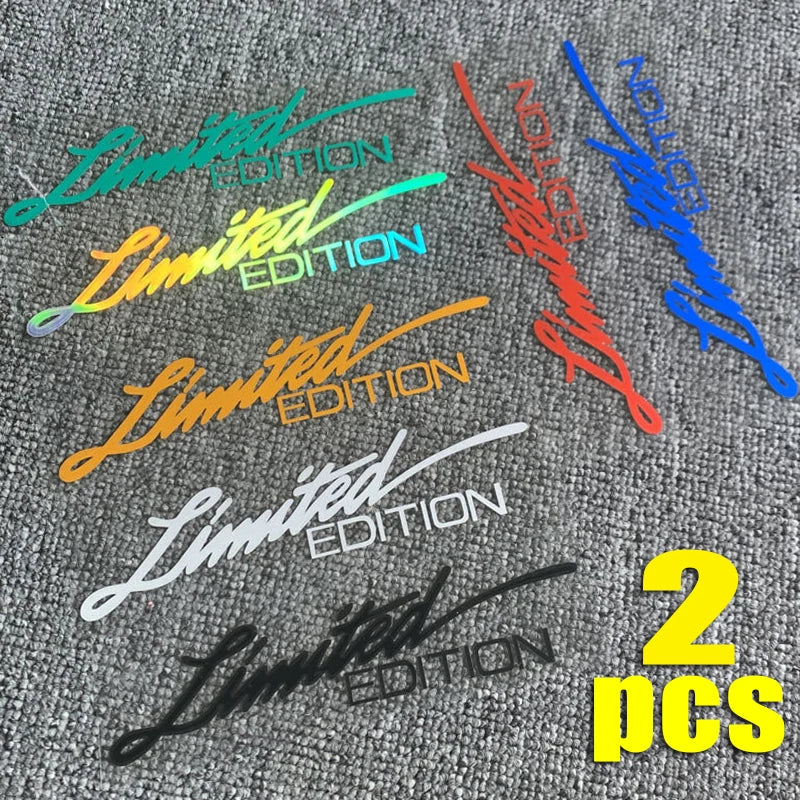 Limited Edition Car Decal Pack