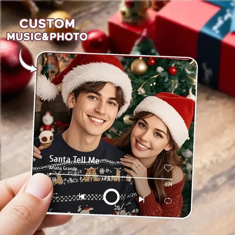 Music Memory Photo Fridge Magnet