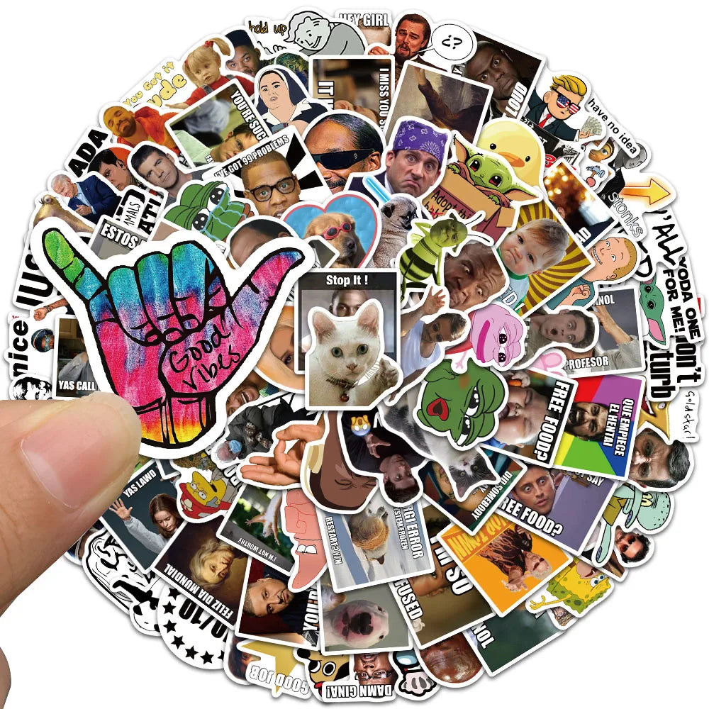 Bold Funny Meme Sticker Pack