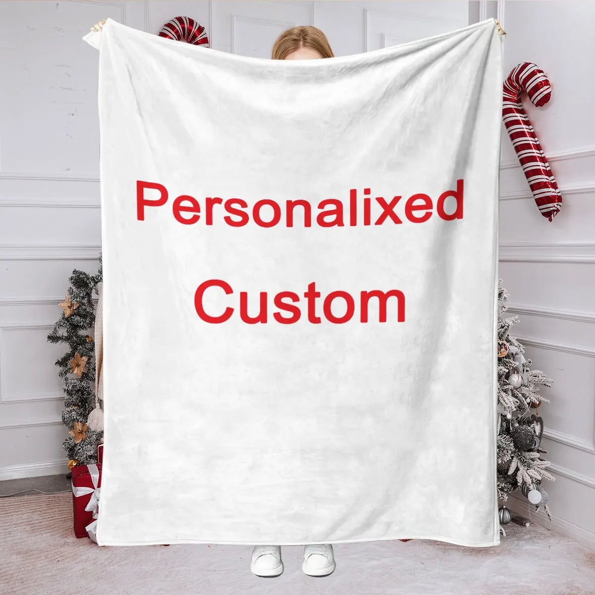 Personalized Photo Flannel Blanket Cozy