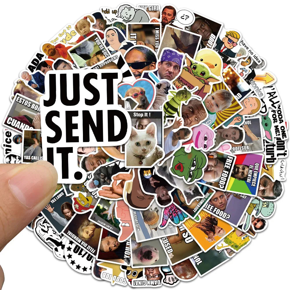 Bold Funny Meme Sticker Pack