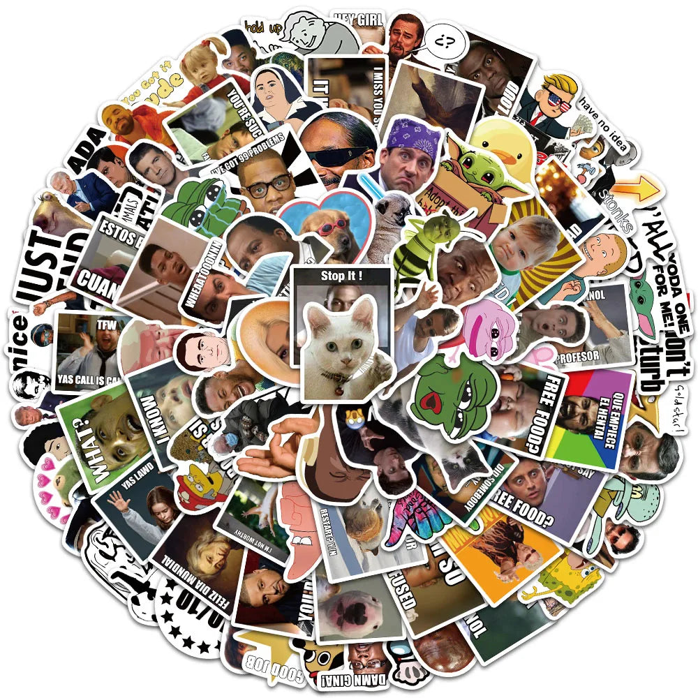 Bold Funny Meme Sticker Pack