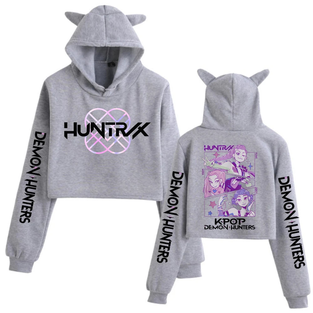 Demon Hunters Street Crop Hoodie