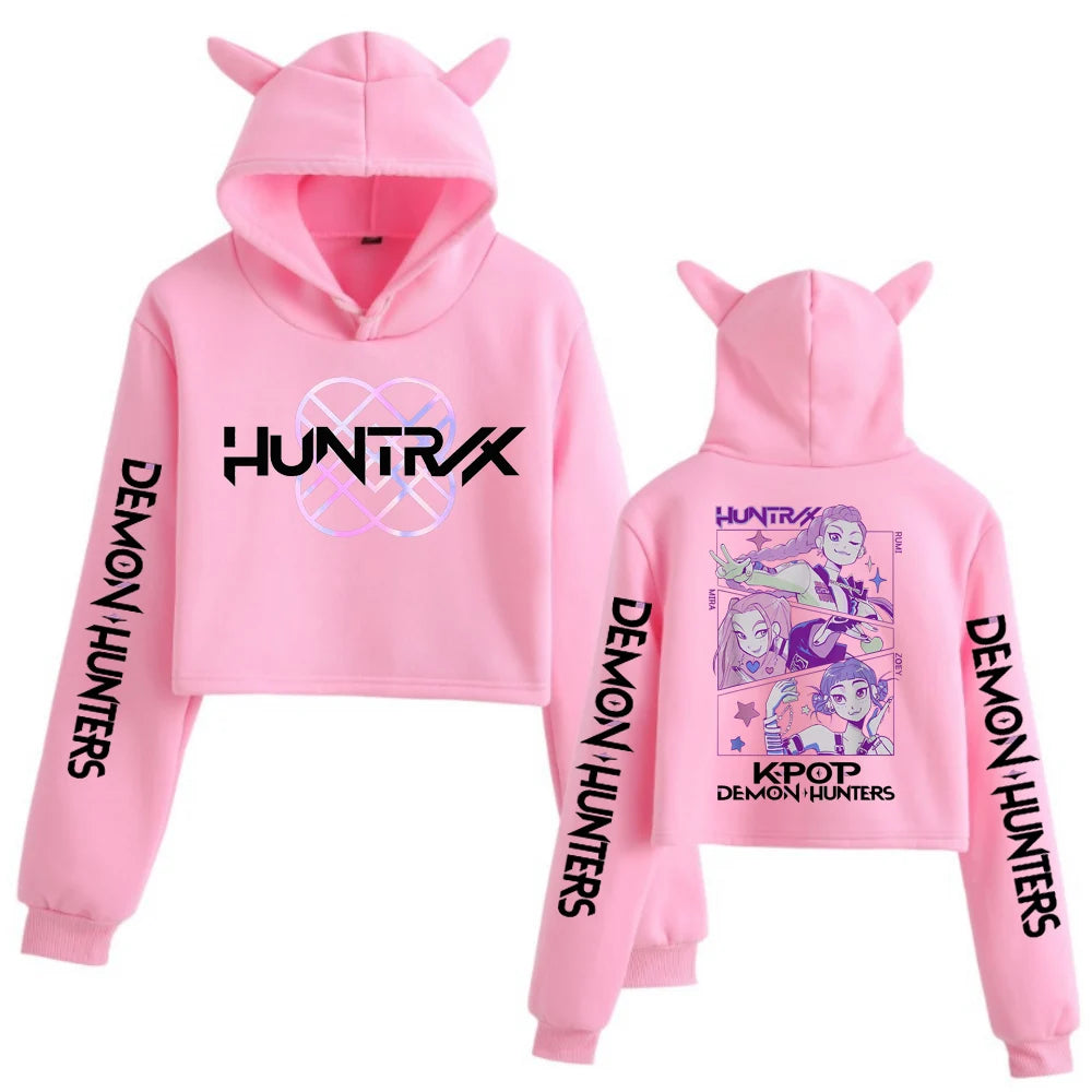 Demon Hunters Street Crop Hoodie
