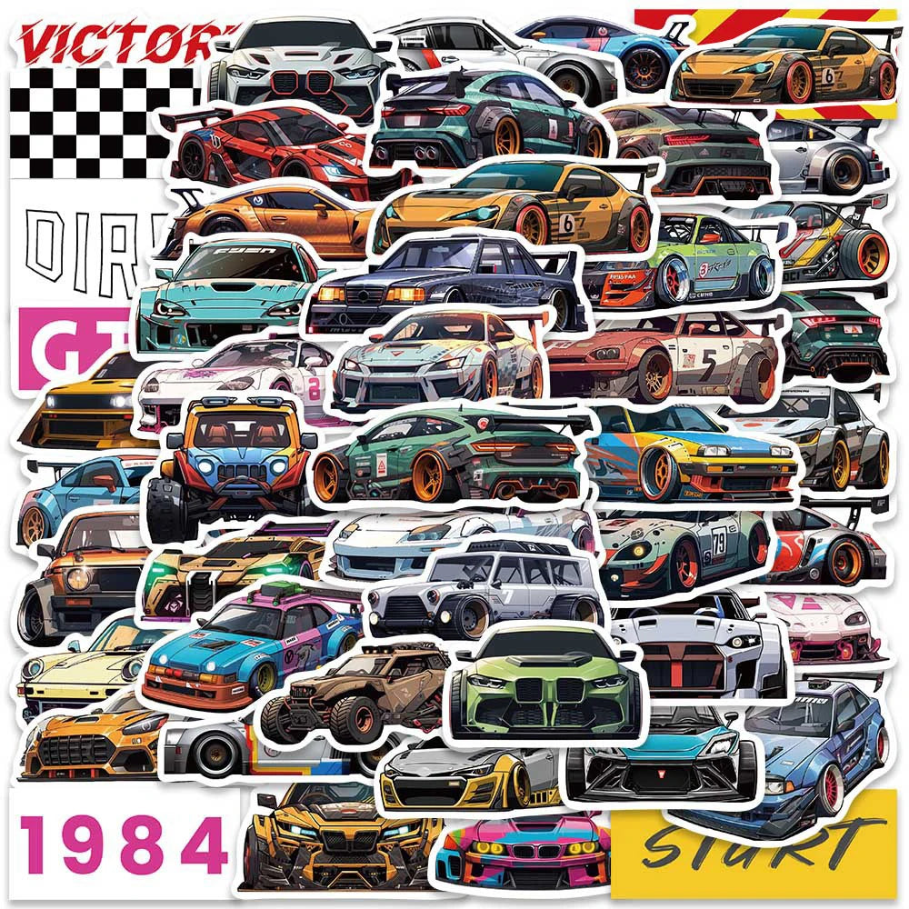 Retro Racing JDM Sticker Pack
