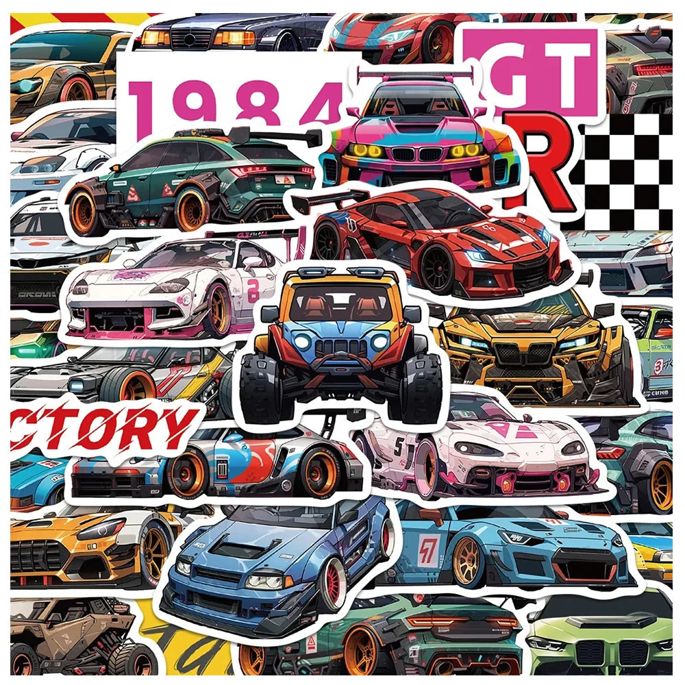 Retro Racing JDM Sticker Pack