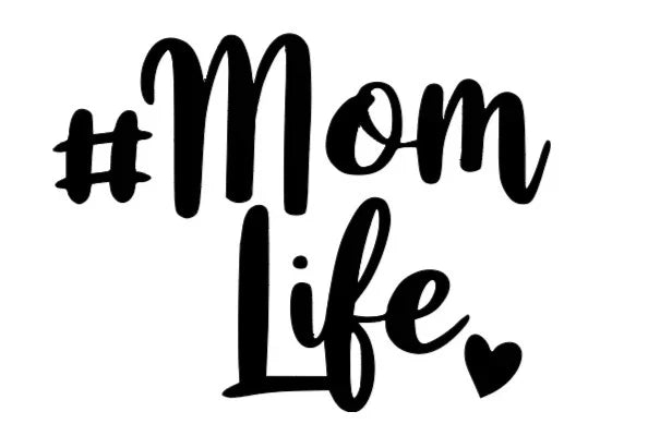 ✨ 6" #MomLife Vinyl Decal – Car Window & Laptop Mom Life Sticker – Any Color – Sticky Chix ✨